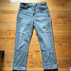 Loft High Rise Straight Crop